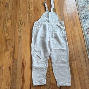 WeWoreWhat Women's Cream Overalls